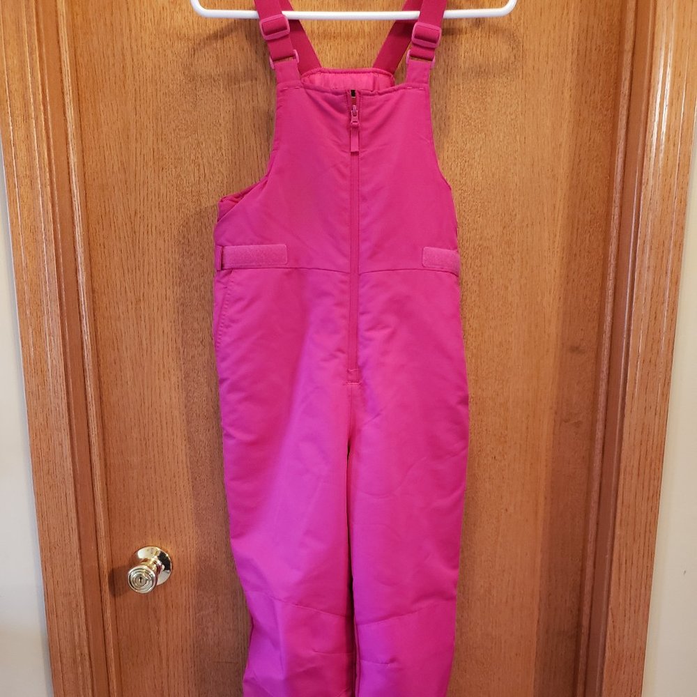 Girls pink snowpants sz(lg-10/12)
